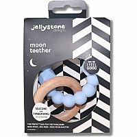 Moon Teether (Soft Blue)