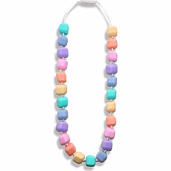 Princess and The Pea Necklace, Pastel Rainbow