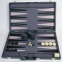 21 inches  Backgammon Attache Grey