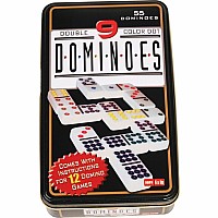 Double 9 Dominoes In Tin Case