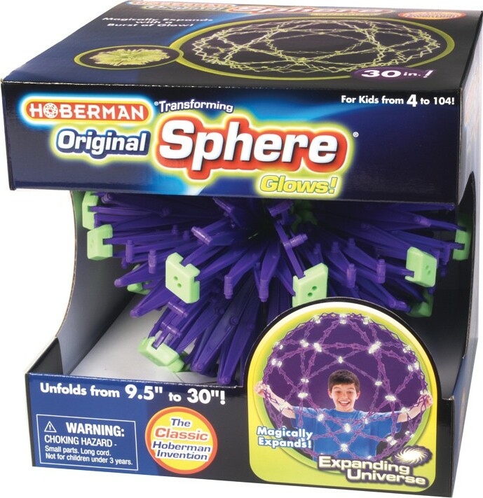 Hoberman Sphere – Expand-Ing Universe Glow