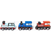 Wooden Pull Back Train (each/assorted)
