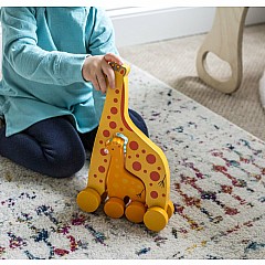 Big & Little Giraffe Push Toy