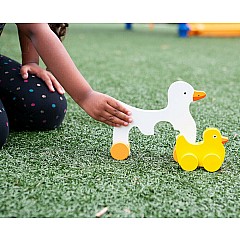 Big & Little Duck Push Toy