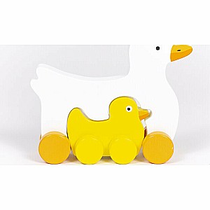 Big & Little Duck Push Toy
