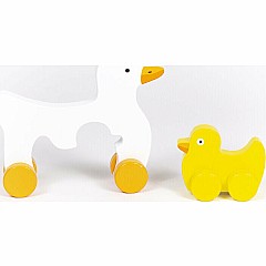 Big & Little Duck Push Toy