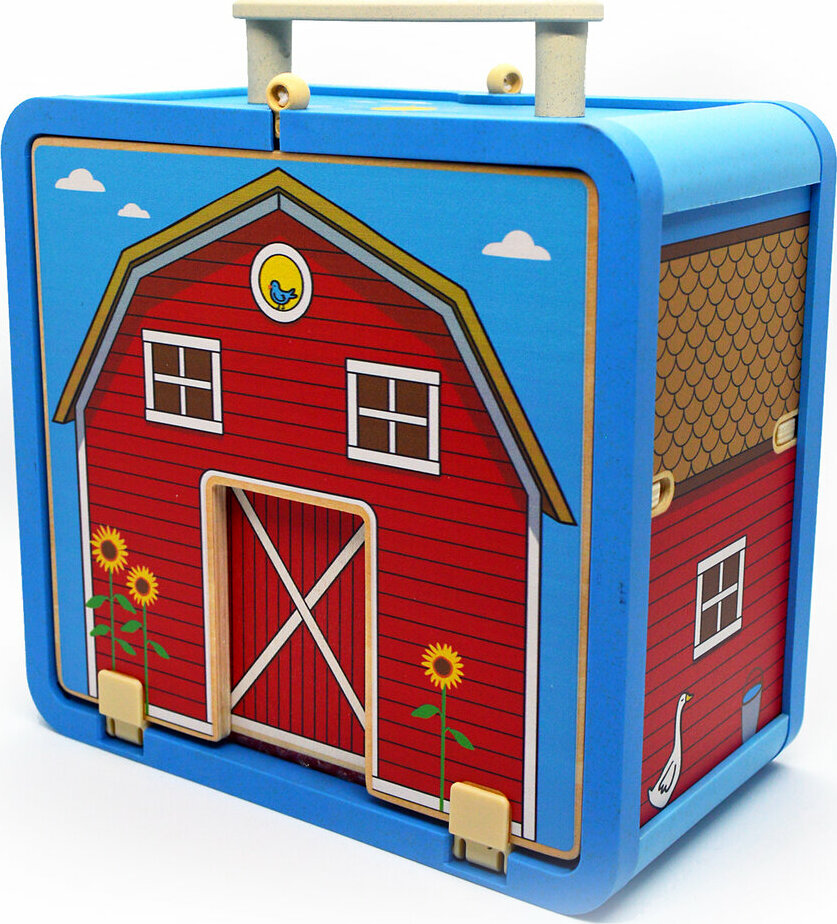 Suitcase Series Play Set Barnyard from Jack Rabbit Creations School