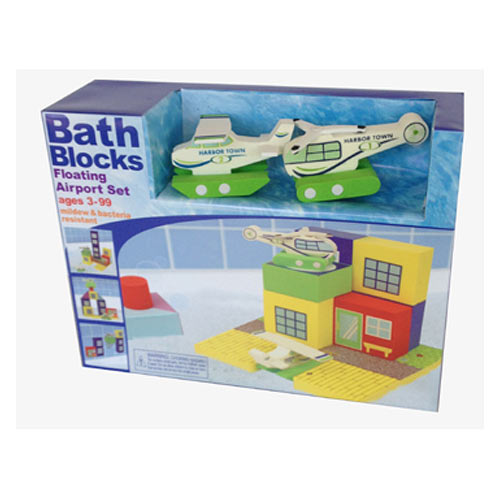BathBlocks Floating Airport Set in Gift Box