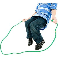 8' Green Rainbow Jump Rope
