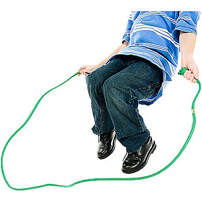 8' Green Rainbow Jump Rope