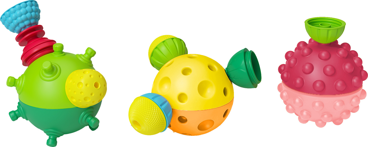 LaLaBoom 3 Sensory Balls And Beads - 18 Pcs - Imagine That Toys