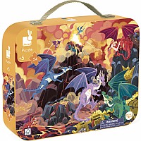 Puzzle - Fiery Dragons - 54 Pcs