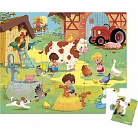 Puzzle - A Day At The Farm - 24 Pcs