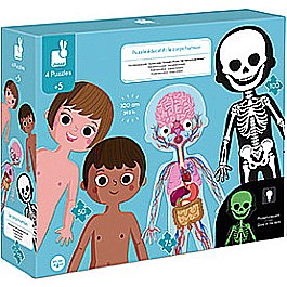 Educational Puzzle-human Body-50,75,100 Pcs