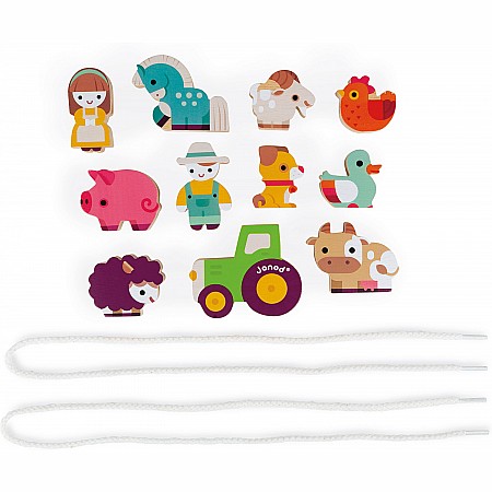 Stringable Farm-Themed Beads