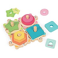 I Wood Stackable Turtles
