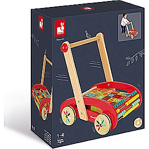 Abc Buggy Baby Walker with 30 Blocks