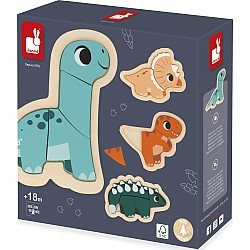 Dino - 4 Progressive Puzzles Dino