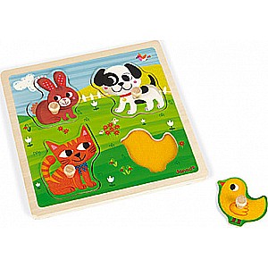 Tactile Puzzle "My First Animals"