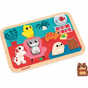 Chunky Wooden Pets Puzzle