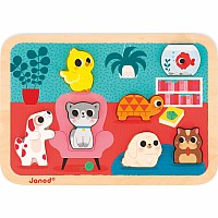 Chunky Wooden Pets Puzzle