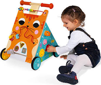 Multi-Activities Cat Baby Walker