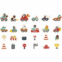 Car Magnets - 24 Pcs