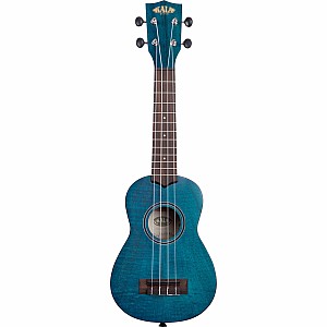 Blue Exotic Mahogany Soprano - Rosewood