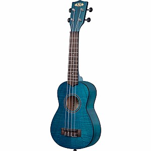 Blue Exotic Mahogany Soprano - Rosewood