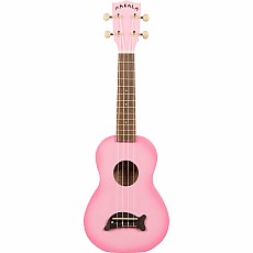 Kala Ukulele - Pink Burst Soprano Dolphin