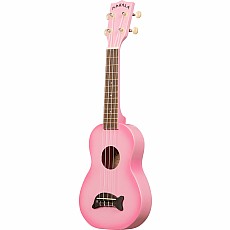 Kala Ukulele - Pink Burst Soprano Dolphin