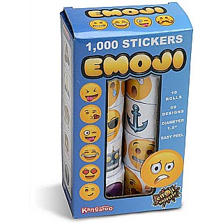 Sticker Assortment - Emoji - 1,000 pack