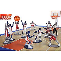 Kaskey Kids Basketball Guys - Inspires Imagination with Open-Ended Play - Includes 2 Full Teams and More - For Ages 3 and Up