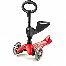 Micro Mini 3in1 Deluxe Red Scooter