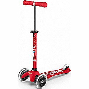 Mini Red LED Micro Deluxe Scooter