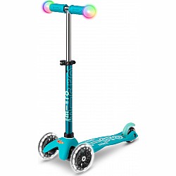 Mini Deluxe Magic LED Scooter - Aqua 