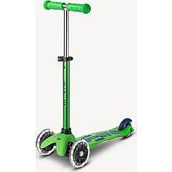 Micro Scooter Mini Deluxe LED Green/Blue