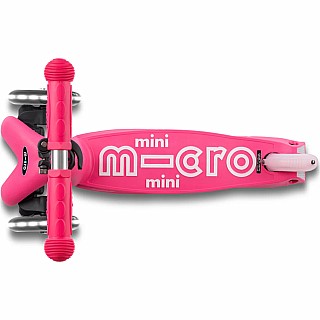 Micro Mini Foldable LED Scooter (Pink)