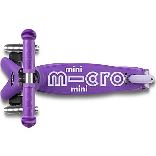 Micro Mini Foldable LED Scooter (Purple)