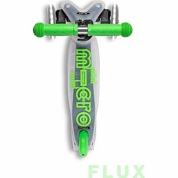 Micro Kickboard Deluxe Mini LED Scooter, Green Flux