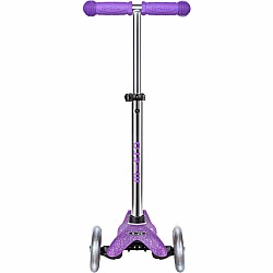 Micro Kickboard Deluxe Mini Glitter LED Scooter, Fairy Purple