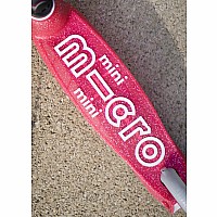 Micro Mini Glitter LED Scooter (Fairy Pink)