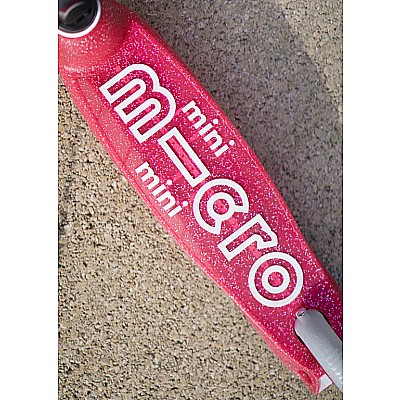 Micro Mini Glitter LED Scooter (Fairy Pink)