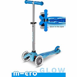 Micro Mini Glow Plus LED Scooter (Arctic Blue)