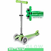 Micro Mini Glow Plus LED Scooter (Icy Lime)