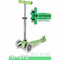 Micro Mini Glow Plus LED Scooter (Icy Lime)