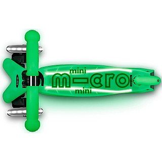 Micro Mini Glow Plus LED Scooter (Icy Lime)