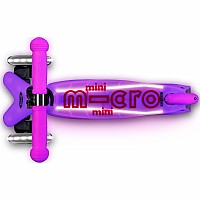 Micro Mini Glow Plus LED Scooter (Frosty Pink)