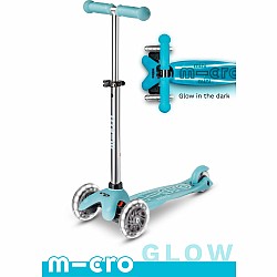 Micro Mini Glow Plus LED Scooter (Glacier Aqua)