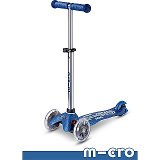 Micro Mini Glitter LED Scooter (Galaxy Navy)